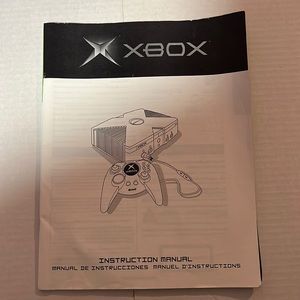 XBOX INSTRUCTION MANUAL